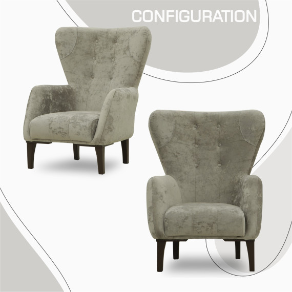 სავარძელი HOBEL CLARA 1 CAPPUCCINO MONACO 4 (1)