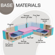 sofa HOBEL CORNER ERICA F/P COFFEE V460/ DARK BROWN JAGUAR 18 L (6)