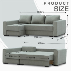 დივანი HOBEL CORNER LIZA PLUS F/P GREY SCANDI 21 L (5)