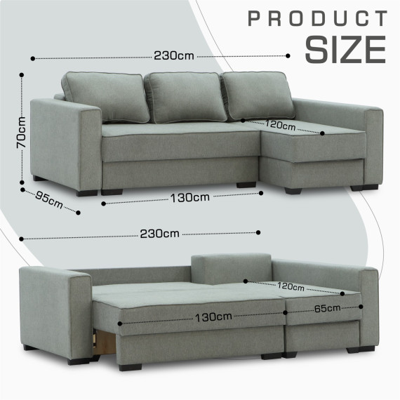 დივანი HOBEL CORNER LIZA PLUS F/P GREY SCANDI 21 R (5)