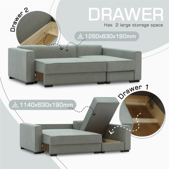 დივანი HOBEL CORNER LIZA PLUS F/P GREY SCANDI 21 R (5)