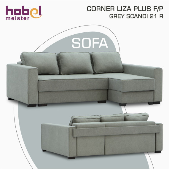 დივანი HOBEL CORNER LIZA PLUS F/P GREY SCANDI 21 R (5)