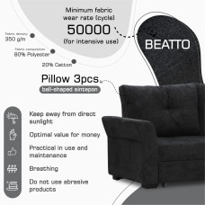 sofa HOBEL CORNER TEXAS F/P DARK GREY BEATTO 1078 R (5)