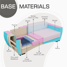 sofa set HOBEL LI 3+1+1 F/P GREY MONACO 14 (5)