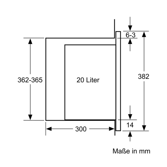 ჩასაშენებელი მიკროტალღური ღუმელი BOSCH BFL524MW0