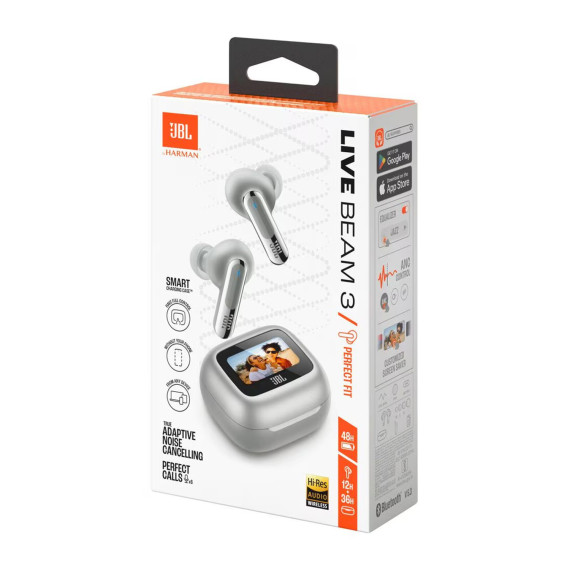tws headphone JBL LIVE BEAM 3 SILVER