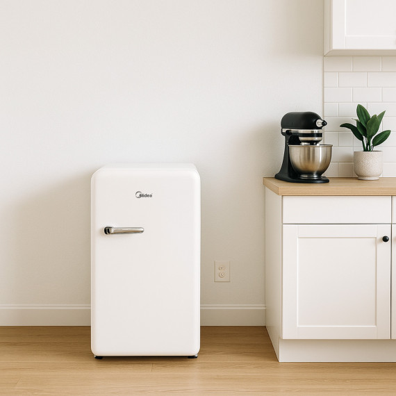 refrigerator MIDEA MDRD142SLF01 (WHITE)