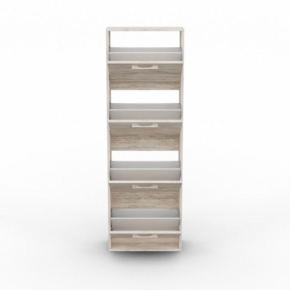 тумба для обуви HOBEL O-03 CL/01 (WH) K083 (2)