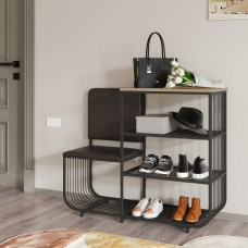 shoe shelf HOBEL WMX-SH-666 METAL BLACK L (1)