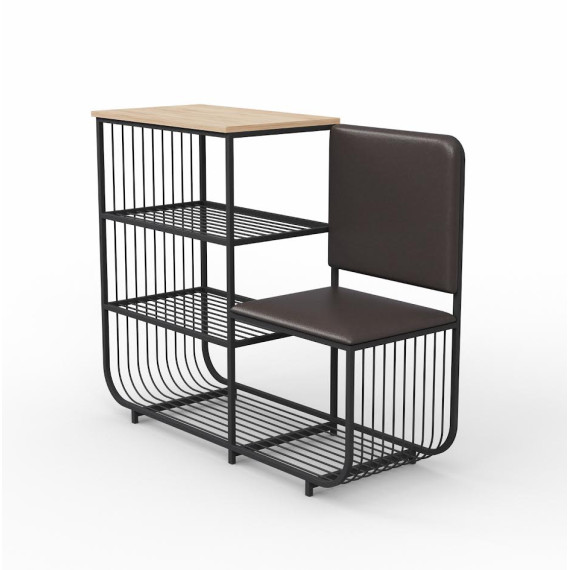 ფეხსაცმლის ტუმბო HOBEL WMX-SH-666 METAL BROWN R (1)
