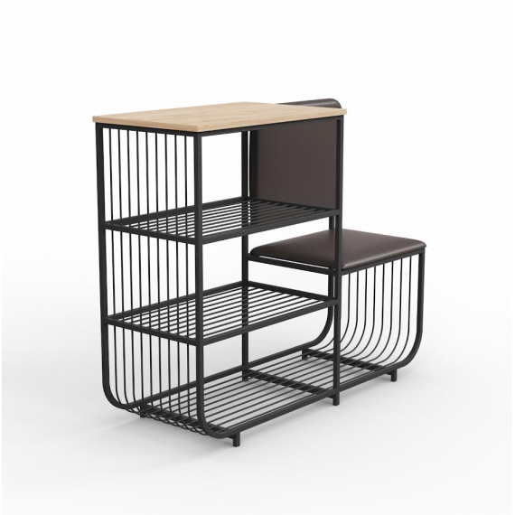 ფეხსაცმლის ტუმბო HOBEL WMX-SH-666 METAL BROWN R (1)