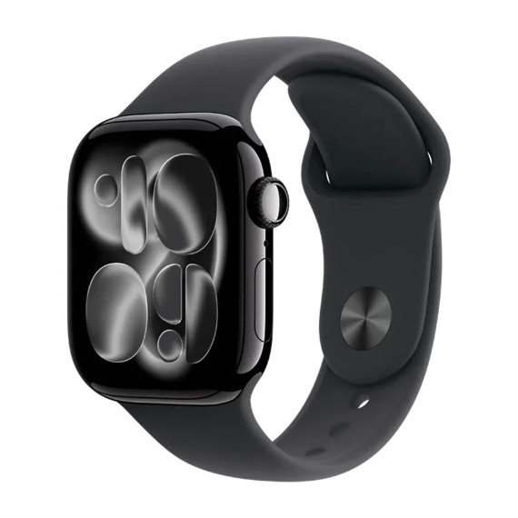 სმარტ საათი APPLE Watch Series 11 GPS 42mm Jet Black Aluminium Case with Black Sport Band (A3331)