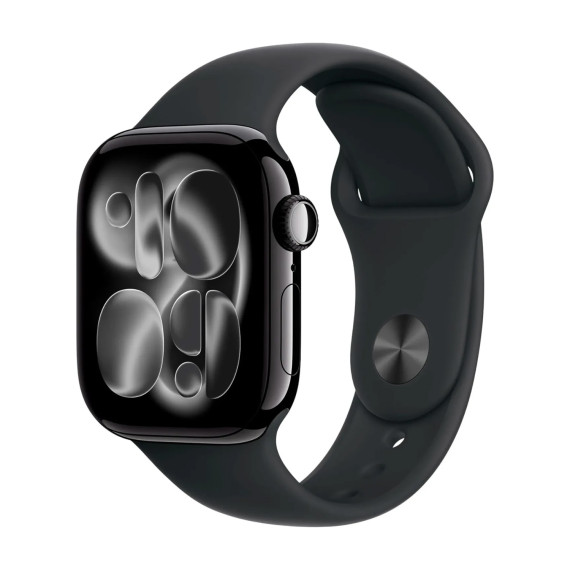 სმარტ საათი APPLE Watch Series 11 GPS 46mm Jet Black Aluminium Case with Black Sport Band (A3333)