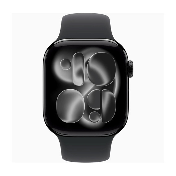 სმარტ საათი APPLE Watch Series 11 GPS 46mm Jet Black Aluminium Case with Black Sport Band (A3333)