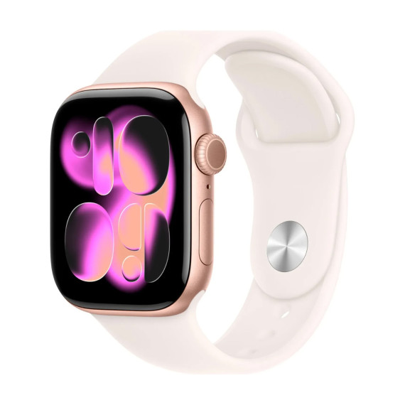 სმარტ საათი APPLE Watch Series 11 GPS 46mm Rose Gold Aluminium Case with Light Blush Sport Band (A3333)