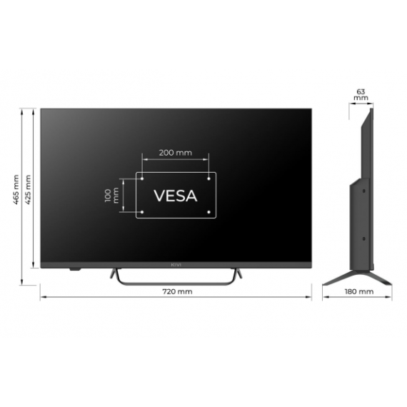 телевизор KIVI 32F760QB