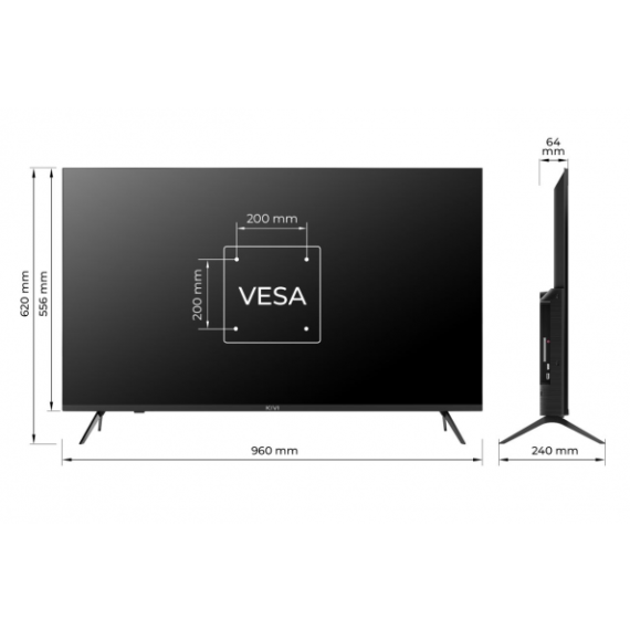 ტელევიზორი KIVI 43U760QB