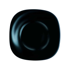 plate LUMINARC H3664/L9816 CARINE NOIR   DESSERT 19