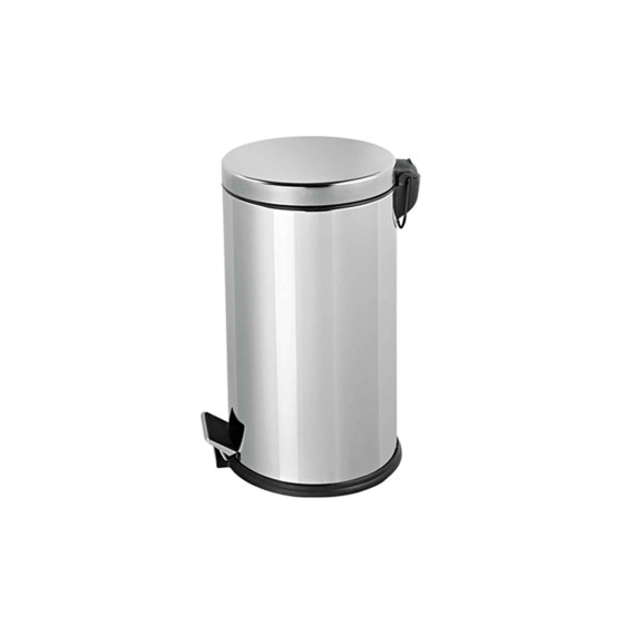 bucket FLORA FT609 ST.STEEL WITH PEDAL 16L