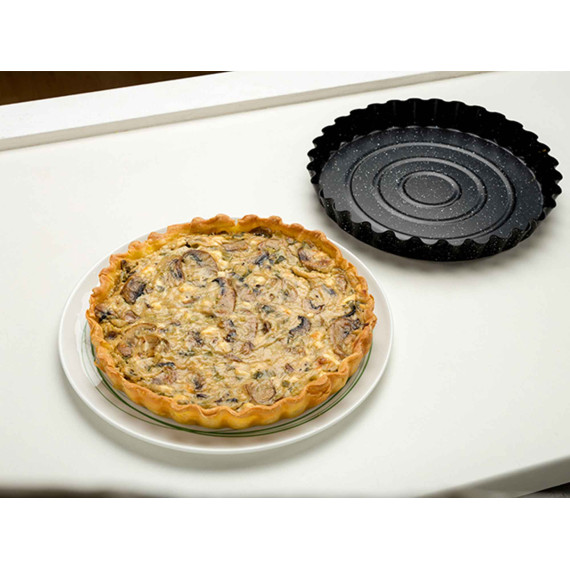 ფორმა NAVA 10-103-159 ROUND FLAN TRAY NATURE 28CM