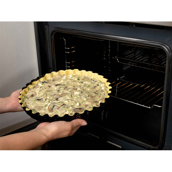 ფორმა NAVA 10-103-159 ROUND FLAN TRAY NATURE 28CM