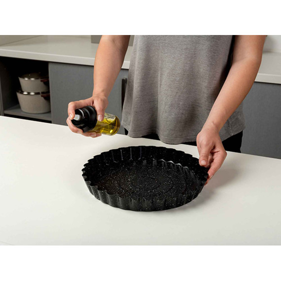 ფორმა NAVA 10-103-159 ROUND FLAN TRAY NATURE 28CM