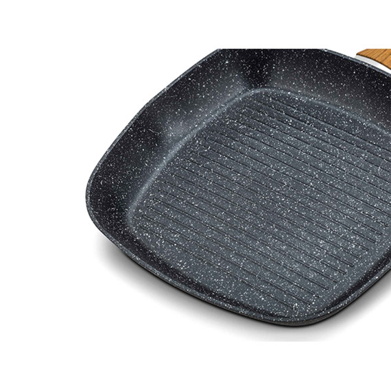 сковорода NAVA 10-144-111 STONE  NATURE GRILL 28X28CM