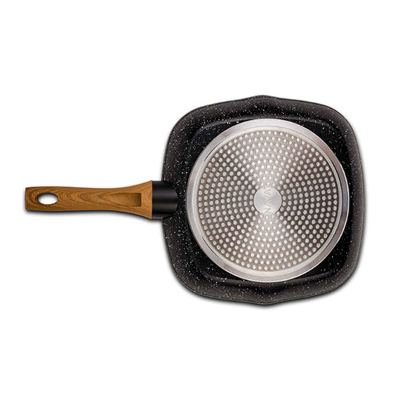 сковорода NAVA 10-144-111 STONE  NATURE GRILL 28X28CM