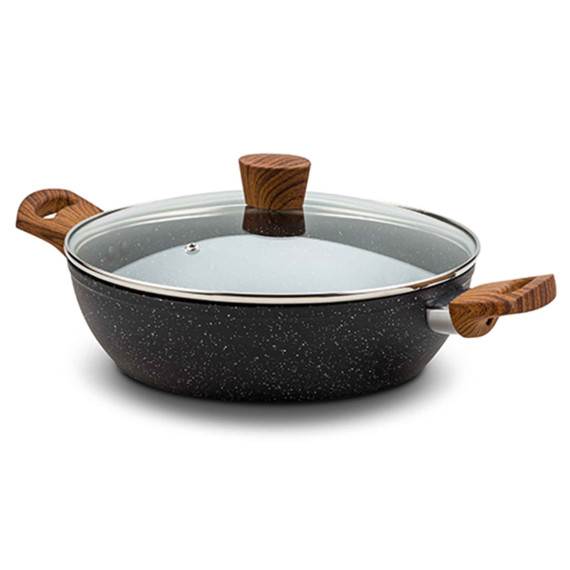 ქვაბი NAVA 10-144-130 STONE NATURE 28CM SAUCEPAN