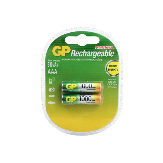charger GP AAA 1000MAH (100AAAHC-2PL2)