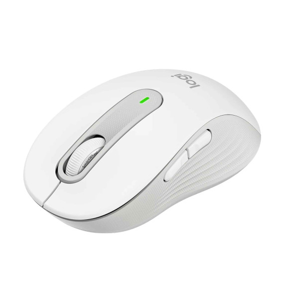 კომპიუტერული მაუსი LOGITECH M650 SIGNATURE WIRELESS/BLUETOOTH (WHITE)