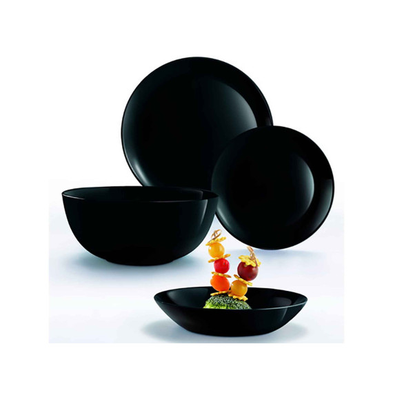 plate LUMINARC P0867 DIWALI NOIR  DINNER