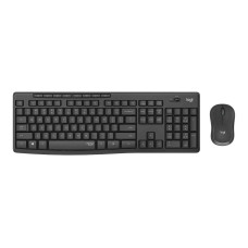 клавиатура LOGITECH MK295 SILENT WIRELESS COMBO + MOUSE (GRAPHITE)