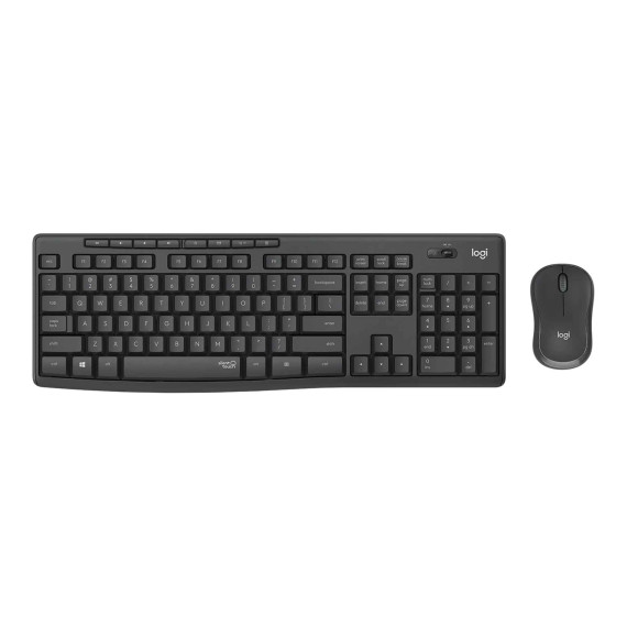 клавиатура LOGITECH MK295 SILENT WIRELESS COMBO + MOUSE (GRAPHITE)