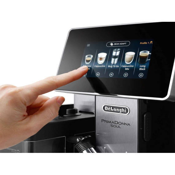 автоматические кофемашины DELONGHI PRIMADONNA SOUL ECAM610.74.MB