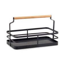 fruit basket MAGAMAX LB-1 METAL BLACK W/WOOD HADLE