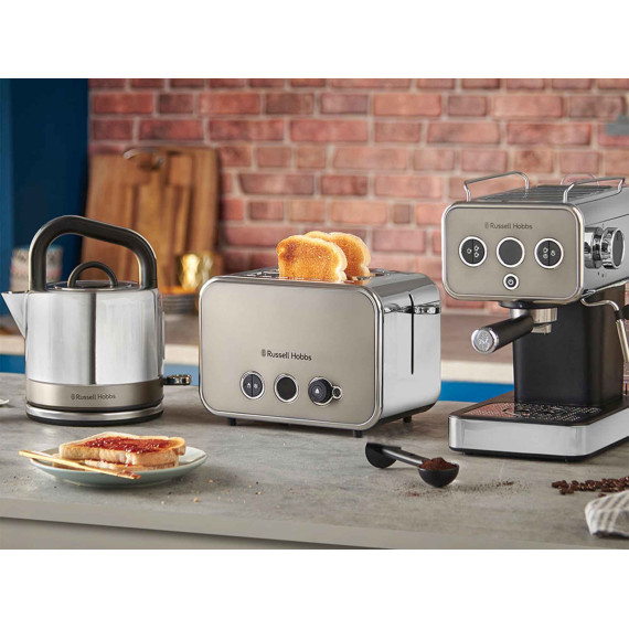 рожковые кофемашины RUSSELL HOBBS DISTINCTIONS TITANIUM