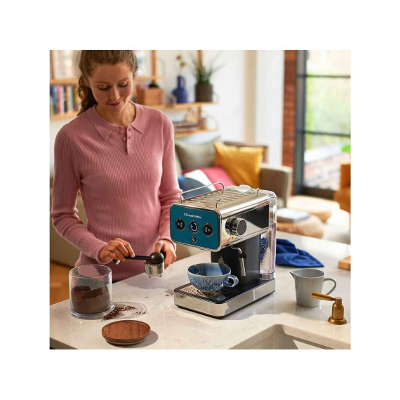 рожковые кофемашины RUSSELL HOBBS DISTINCTIONS OCEAN BL