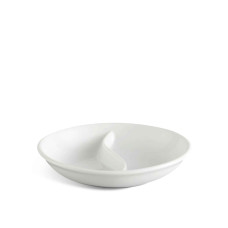 თეფში MINH LONG 231004000 TWO DIVIDED SAUCE DISH JASMINE LYS IVORY WHITE 9CM