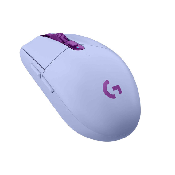 კომპიუტერული მაუსი LOGITECH G305 LIGHTSPEED WIRELESS/BLUETOOTH GAMING (LILAC)