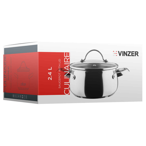 casserols VINZER 50166 S.S CULINAIRE 18CM