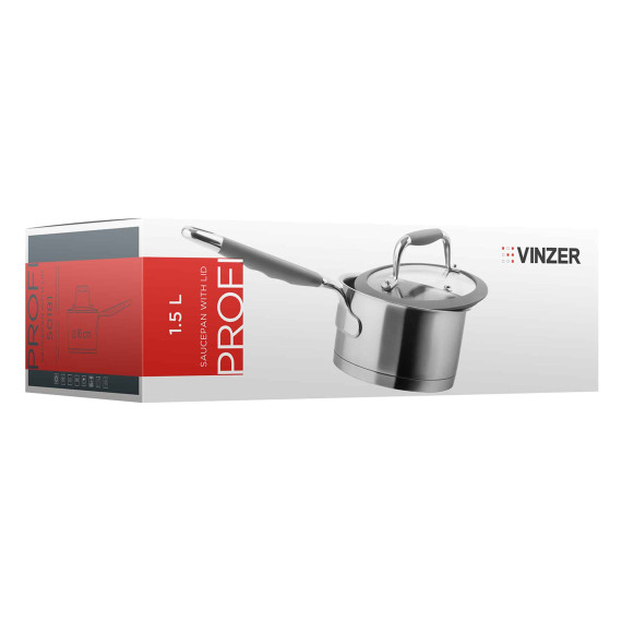 casserols VINZER 50181 S.S PROFI 16CM