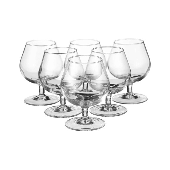 cups set LUMINARC J0010 FRENCH BRASSERIE COGNAC 6PC