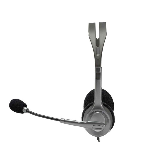 ყურსასმენები LOGITECH H110 (SILVER)