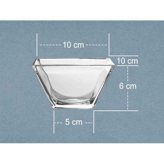 ჯამი LIMON 208700 GLASSES SQUARE SET 6PC (906790)