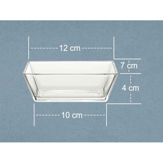 ჯამი LIMON 209100 GLASSES RECTANGULARE SET 6PC (906899)