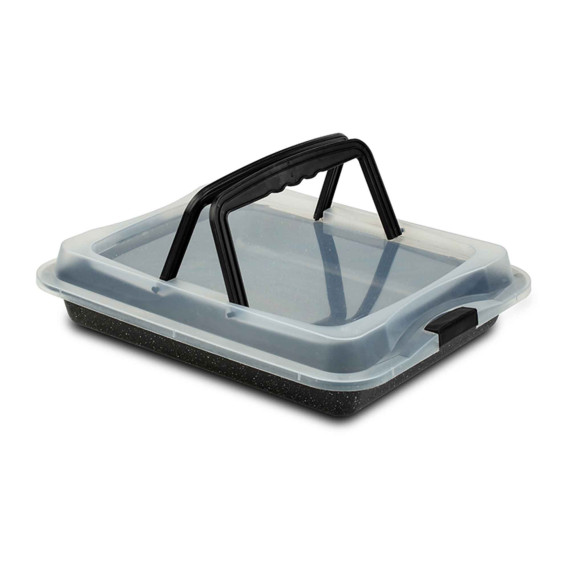 ფორმა NAVA 10-103-151 RECTAN. W/LID NATURE 40CM