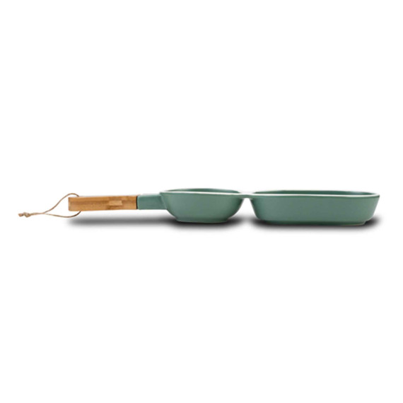 ჯამი NAVA 10-263-104 TERRESTRIAL EMERALD W/BAMBOO HANDLE 2 SECTION 39CM