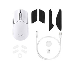 კომპიუტერული მაუსი HYPERX PULSEFIRE HASTE 2 WIRELESS (WHITE)
