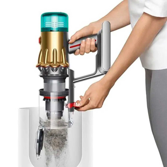 უსადენო მტვერსასრუტი DYSON V12 DETECT SLIM ABSOLUTE SV46 YELLOW/NICKEL